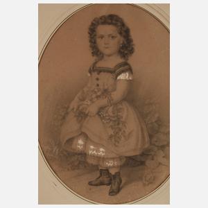 Albert Fulda, attr. , Mädchenbildnis