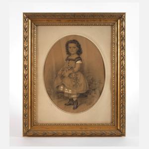 Albert Fulda, attr. , Mädchenbildnis