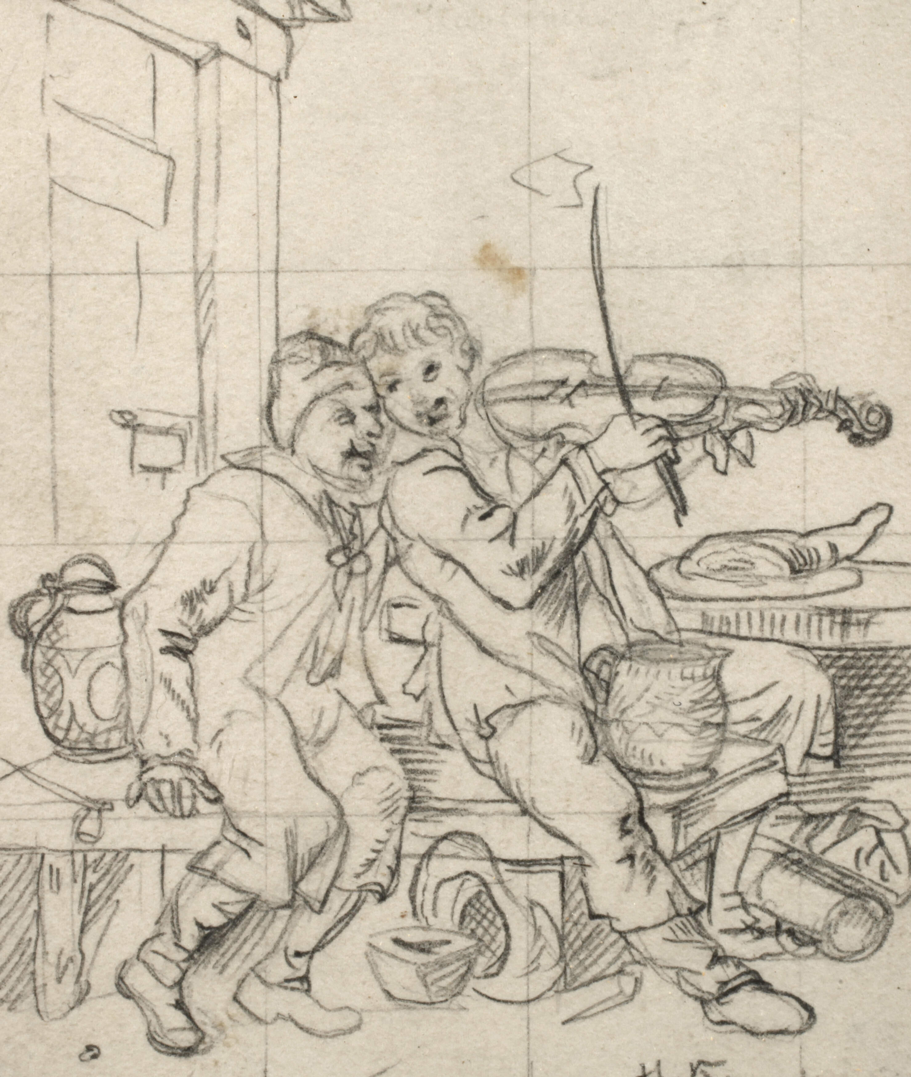 Hugo Kauffmann, attr., "Fröhliche Zecher"