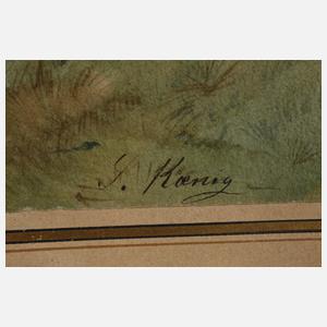 S. Koenig, Fischerboote an südlicher Küste