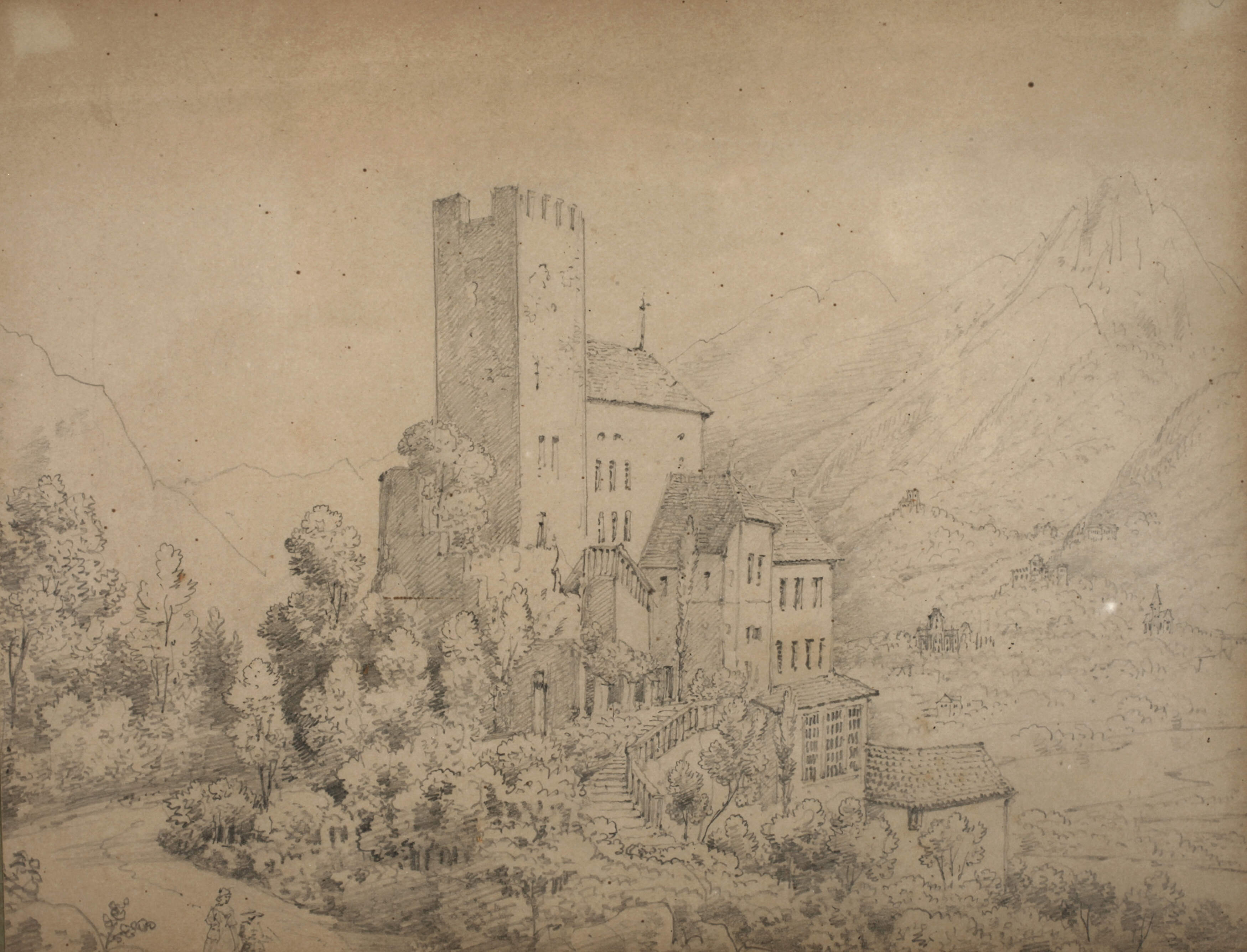 W. von Otting und Fünfstetten, Schloss Lebenberg