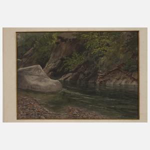 Otto Scherfling, Partie im Okertal im Harz