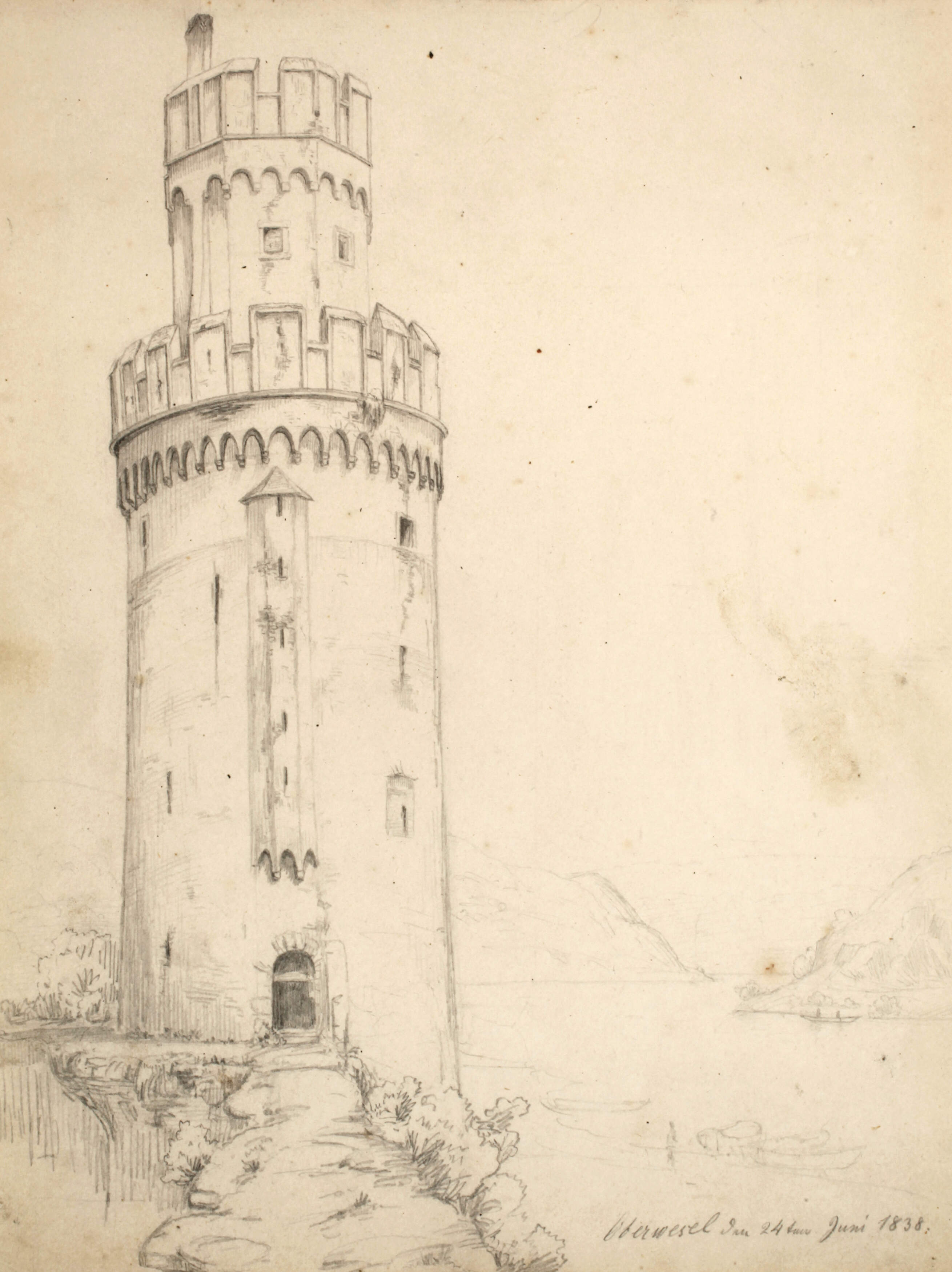 Caspar Scheuren, attr., "Oberwesel"