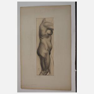 Max Burchartz, Stehender Damenakt