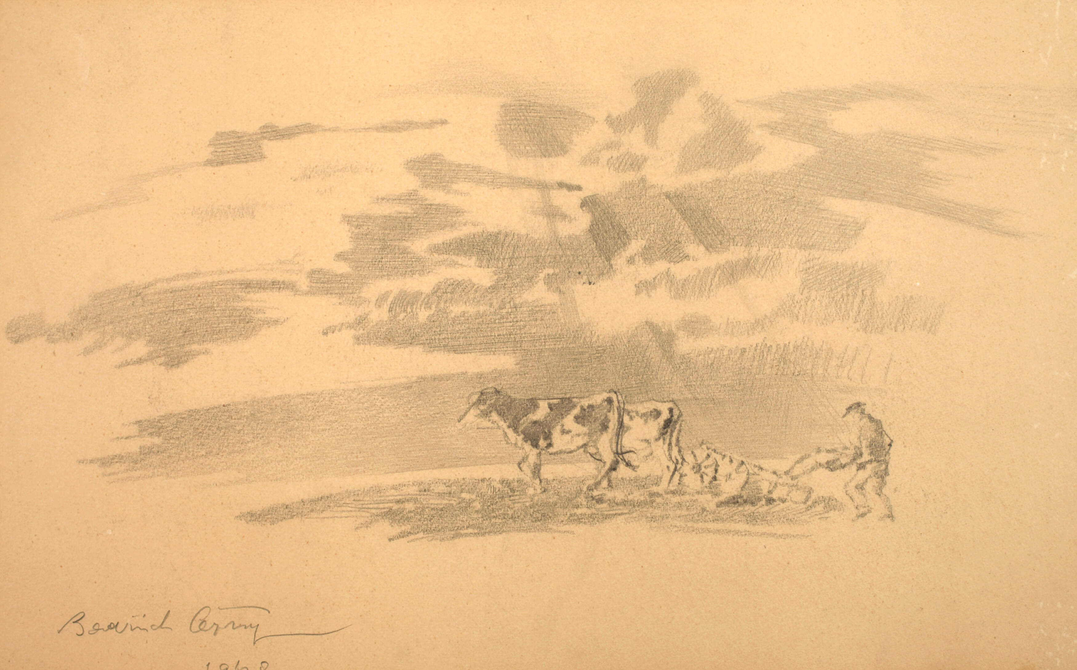 Bedrich Cerny, Pflügender Bauer