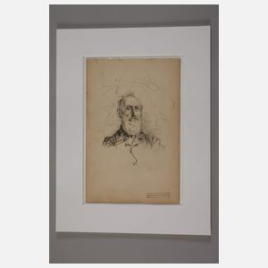 Lovis Corinth, Bildnis eines älteren Mannes