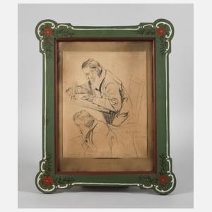 Reinhold Max Eichler, Portraitstudie