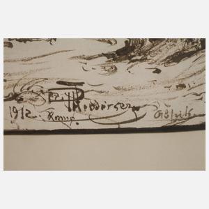 Hans Peter Feddersen, Bauernhäuser auf Rømø