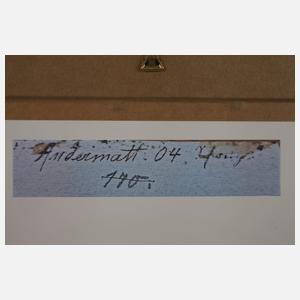 A. Gerhard, Frühling in Andermatt