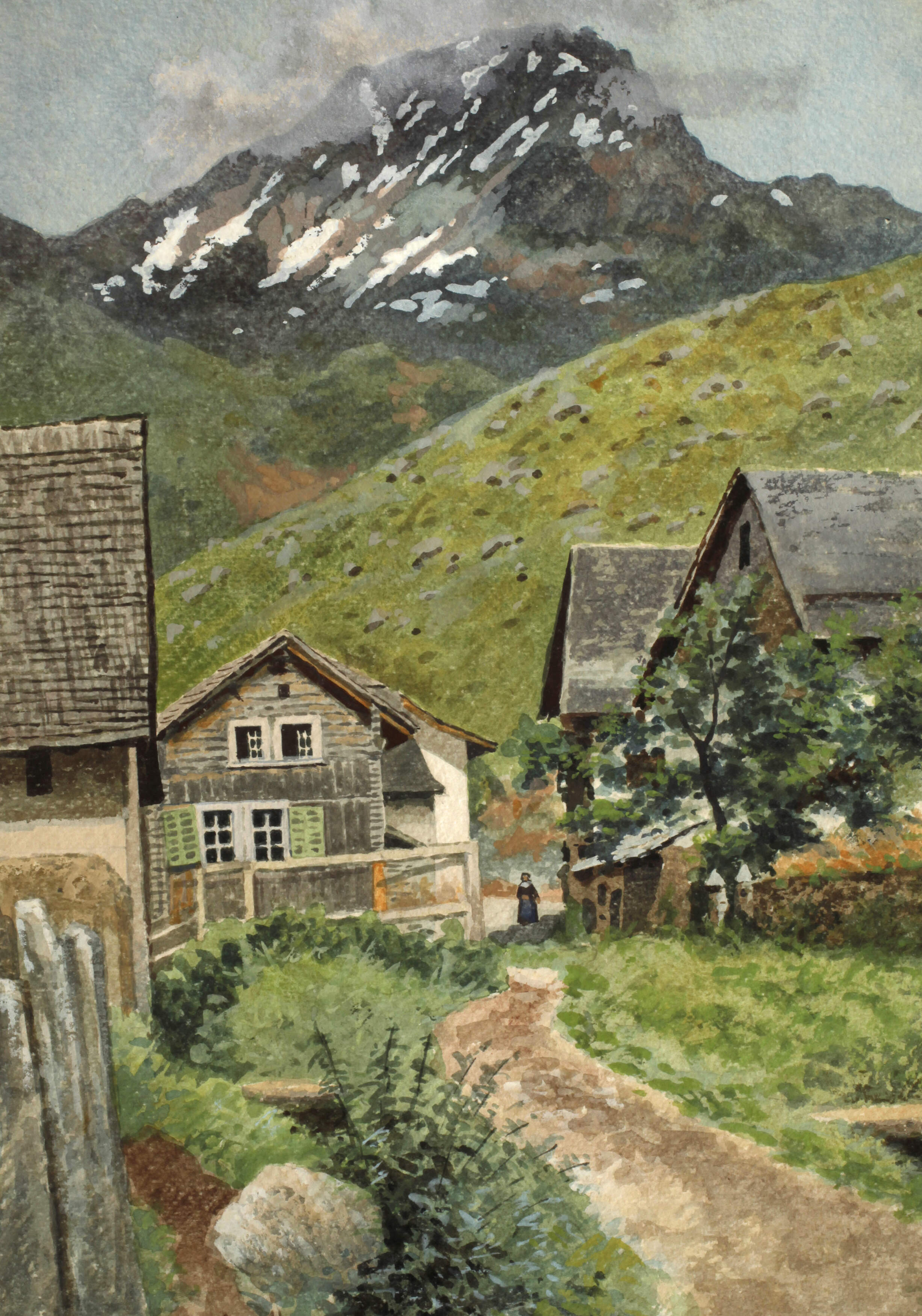 A. Gerhard, Frühling in Andermatt