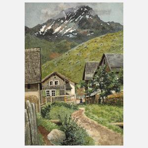 A. Gerhard, Frühling in Andermatt