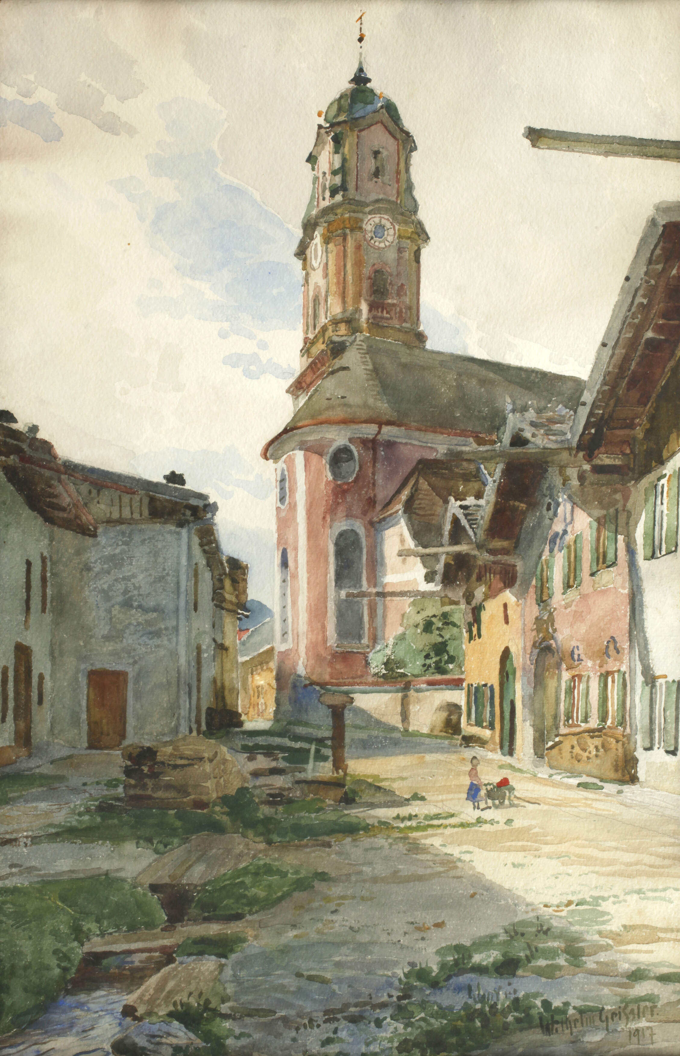 Wilhelm Geissler, Ansicht Mittenwald