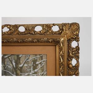 Eduard Heller, Wildschweine im Winterwald