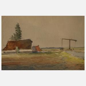 Marinus de Jongere, Holländische Dorfansicht