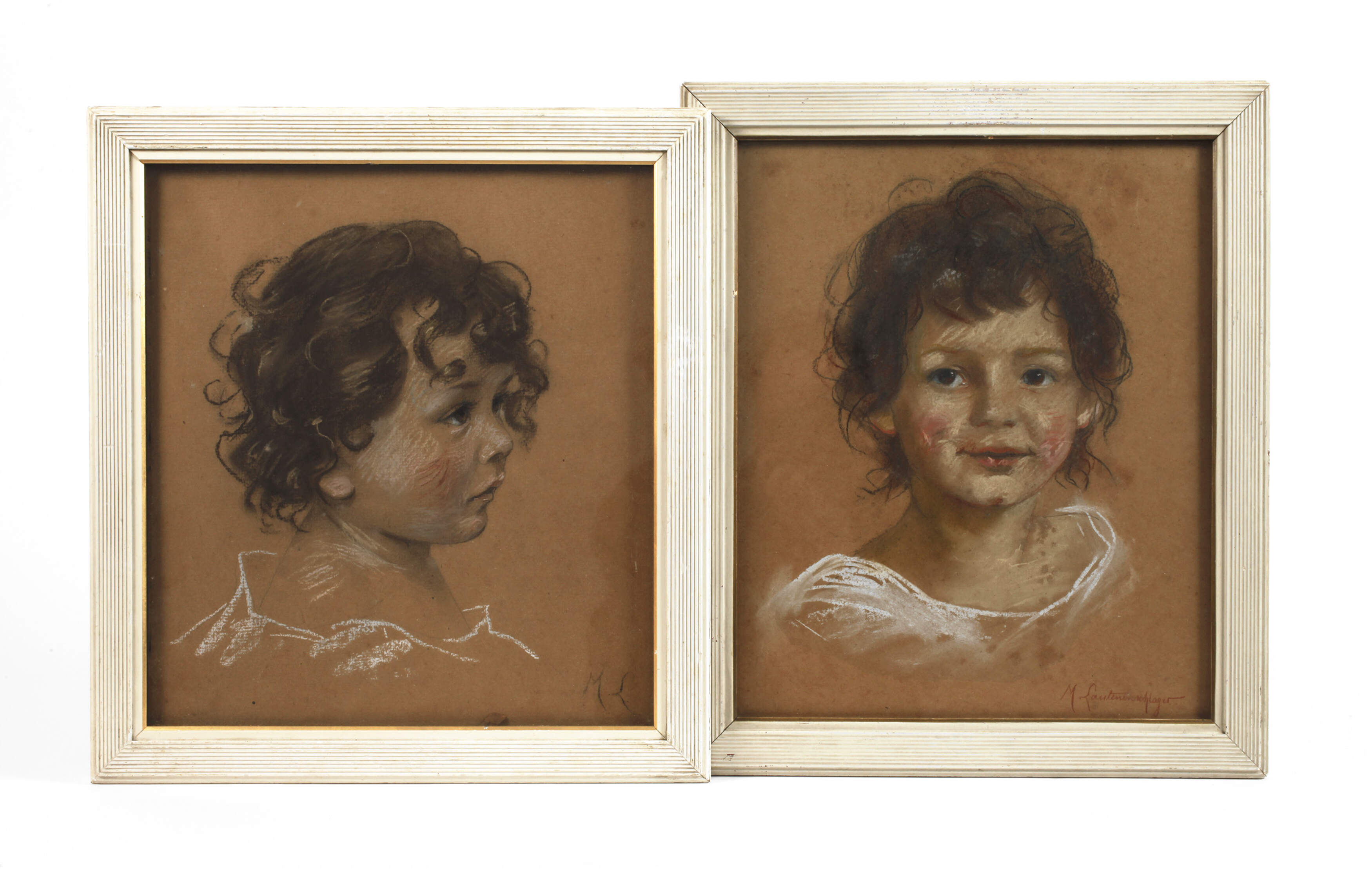 Marie Lautenschlager, Zwei Mädchenportraits