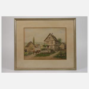 Karl Luckhardt, Oberhessisches Dorf-Altenschlierf