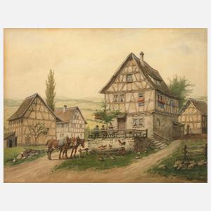 Karl Luckhardt, Oberhessisches Dorf-Altenschlierf