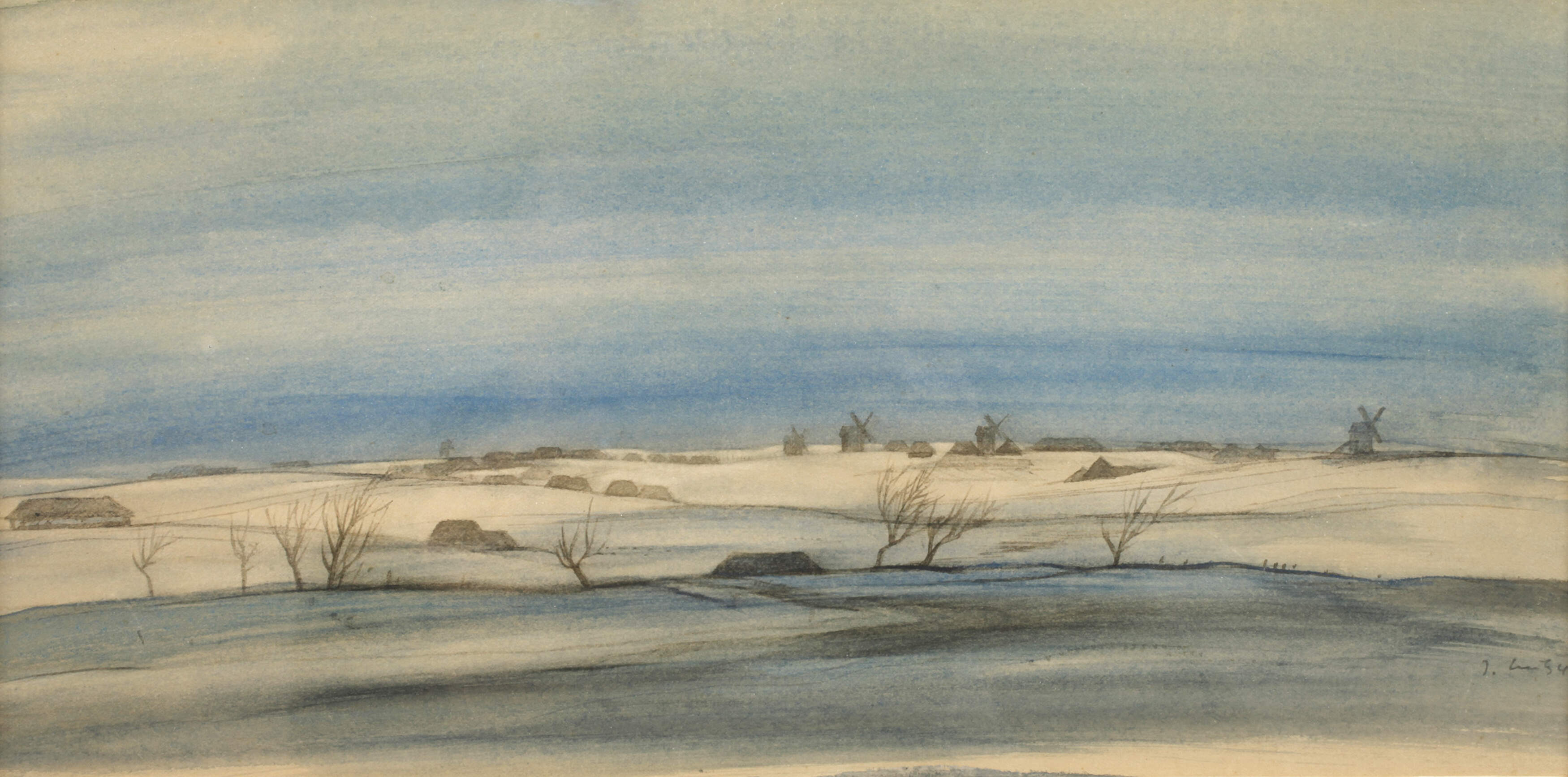 Joachim Lutz, Winterlandschaft