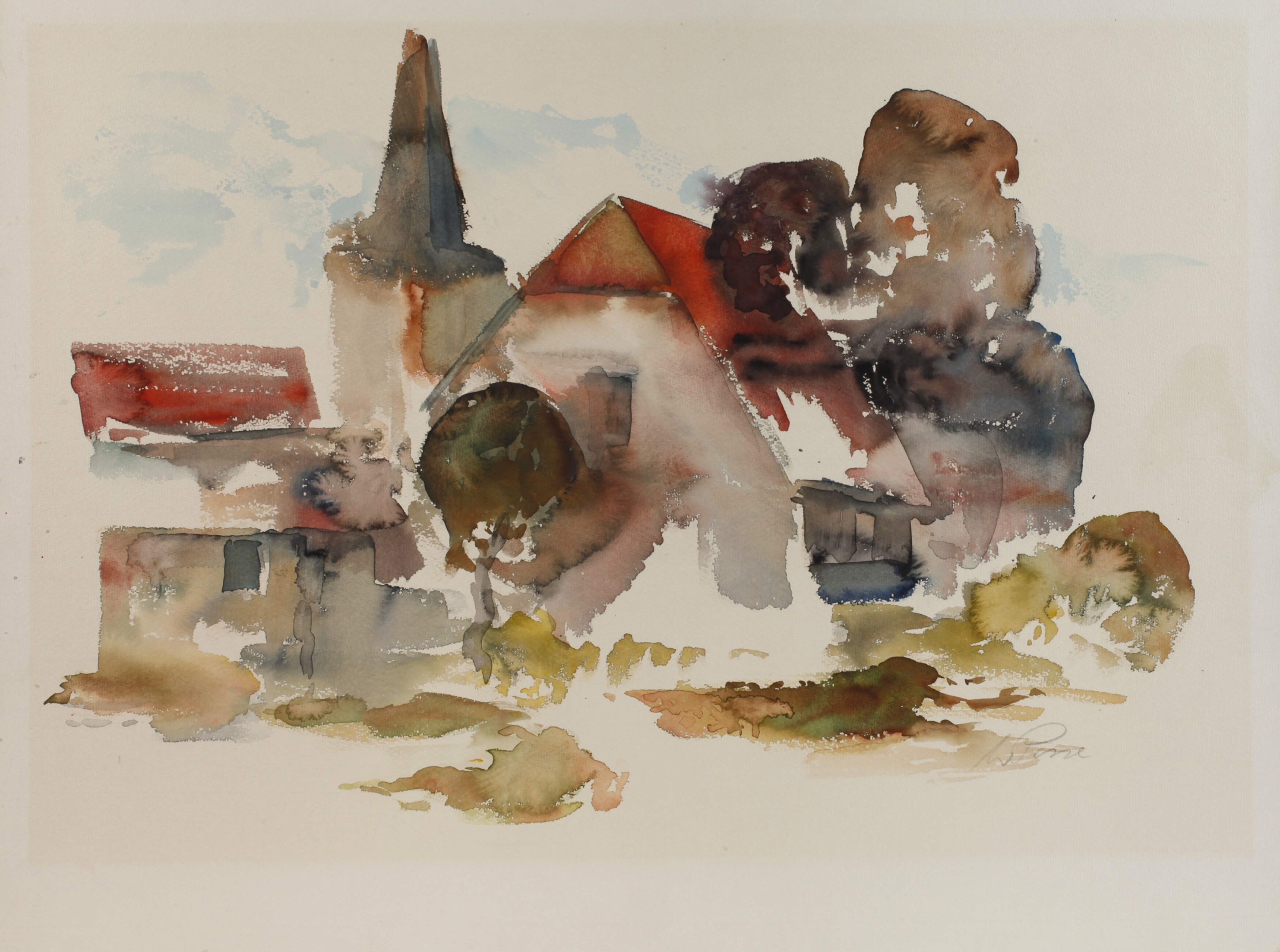 W. Passe, Dorfansicht