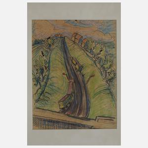 Leo Prochownik, Konvolut Landschaftszeichnungen