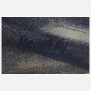 Emil Ressel, Straßenszene aus Hof in Oberfranken