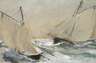 Georg Romin, Segelboote auf hoher See