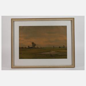 Hans Schiel, attr., "Herbstliche Uckermark