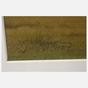 Hans Schiel, attr., "Herbstliche Uckermark