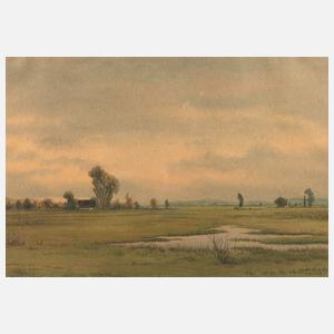 Hans Schiel, attr., "Herbstliche Uckermark