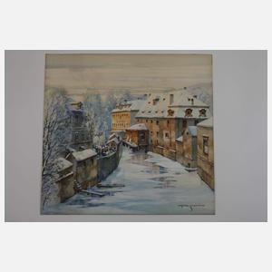 Oskar Schmidt,"Kanal in Prag"