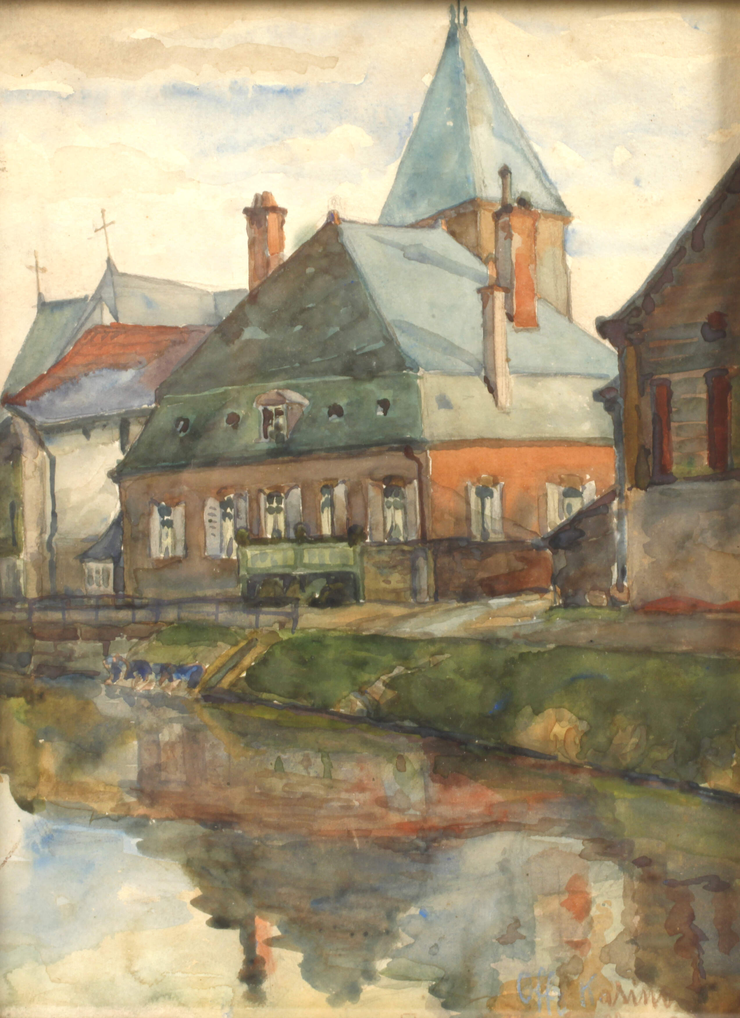 Carl Schmitz-Pleis, Offizierscasino Les Cherne