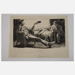 Paul Schondorff, Paar Karikaturen