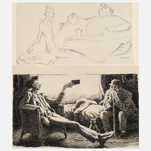 Paul Schondorff, Paar Karikaturen