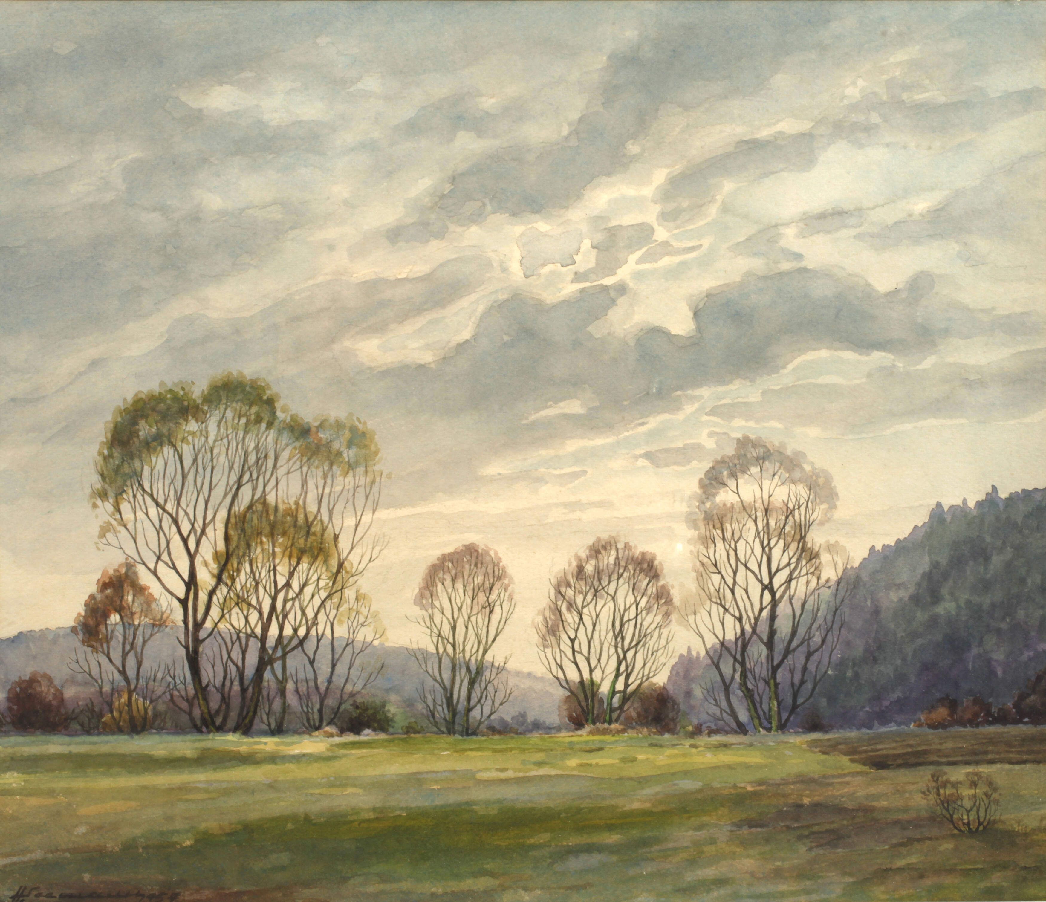 H. Seemann, "Vorfrühling im Frankenwald"