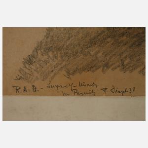 P. Siegel, Zwei Zeichnungen Bau der Reichsautobahn