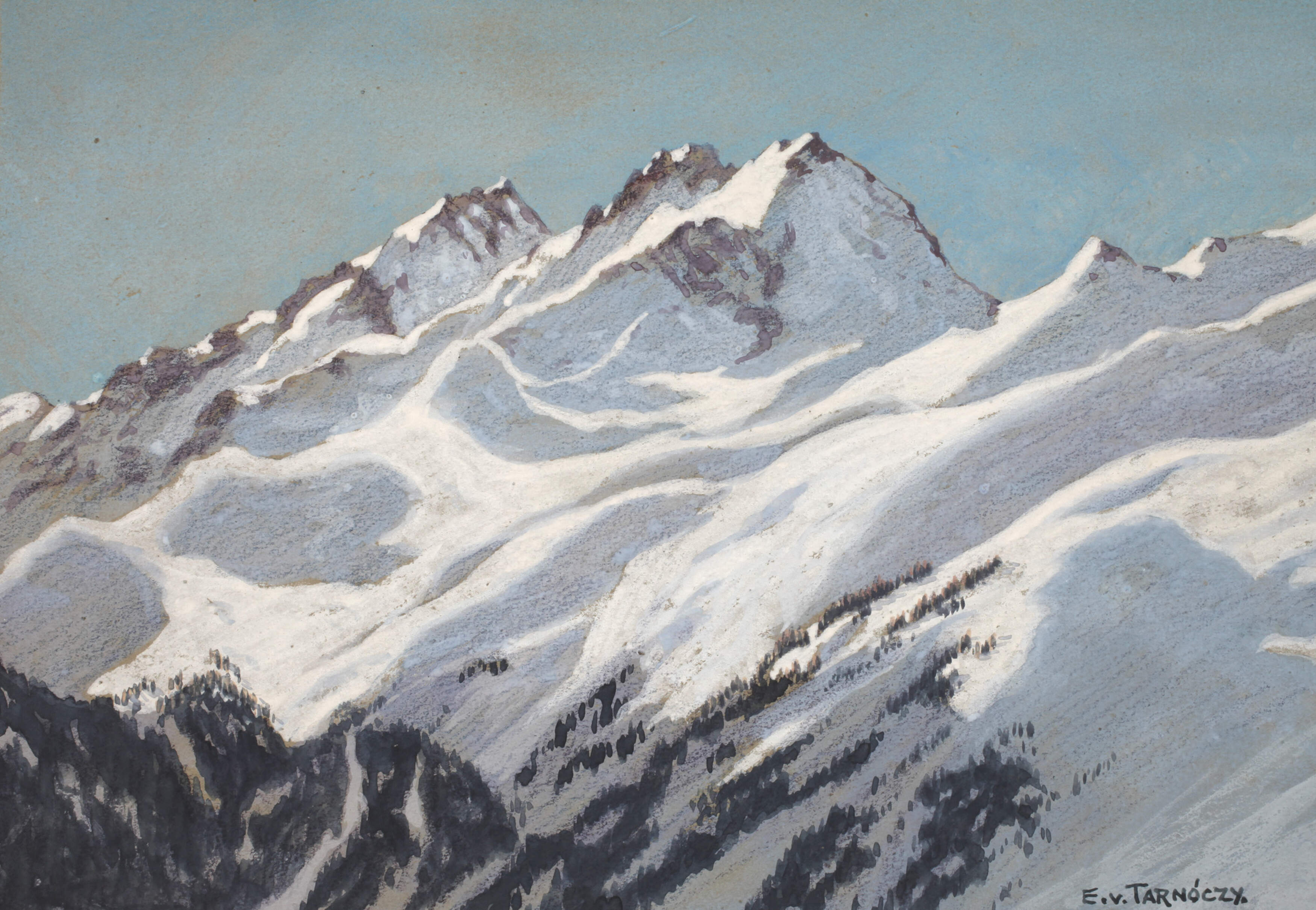 Eugen von Tarnóczy, "Bei Nauders – Ötztaler Alpen"