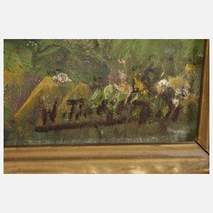 Willy Tiedjen, »Ziegen auf Hochalm«