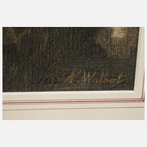 Adolphe Watbot, attr., Ansicht der Basilika Saint-Quentin