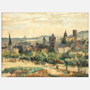 Toni Zeus, attr., Blick auf Mayen