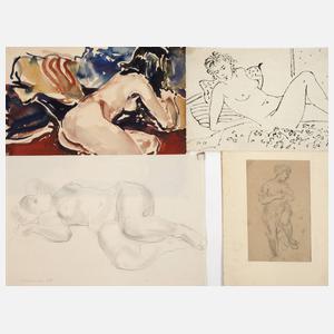 Konvolut Aktdarstellungen