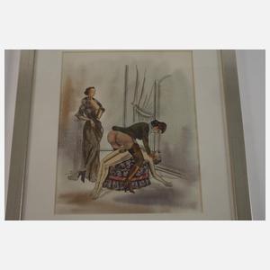 Drei erotische Darstellungen