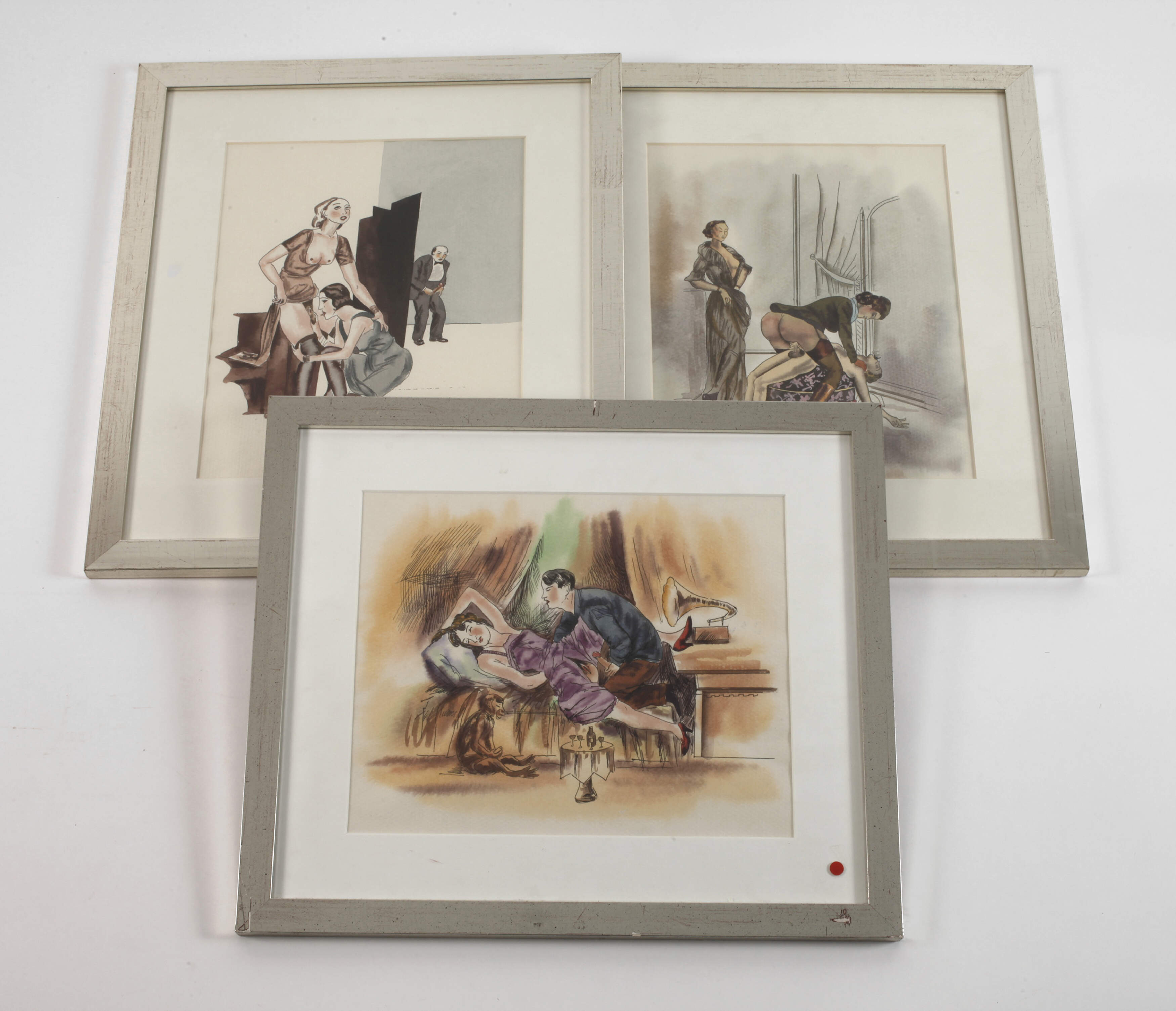 Drei erotische Darstellungen