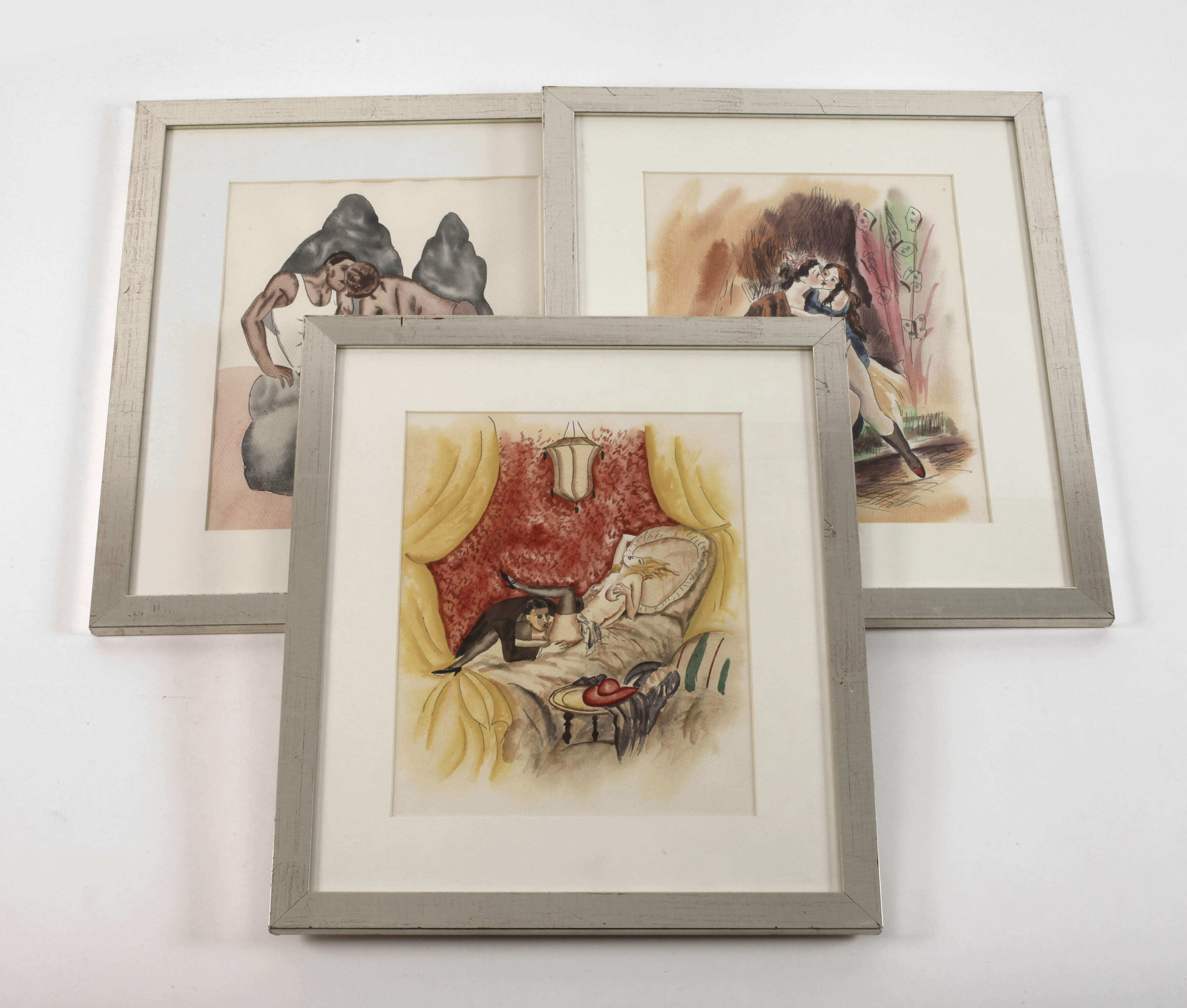 Drei erotische Darstellungen