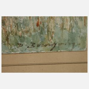 Impressionistische Erntelandschaft