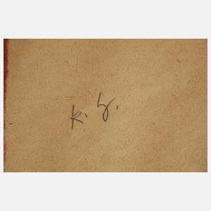 Karl Hubbuch, Stehender weiblicher Akt