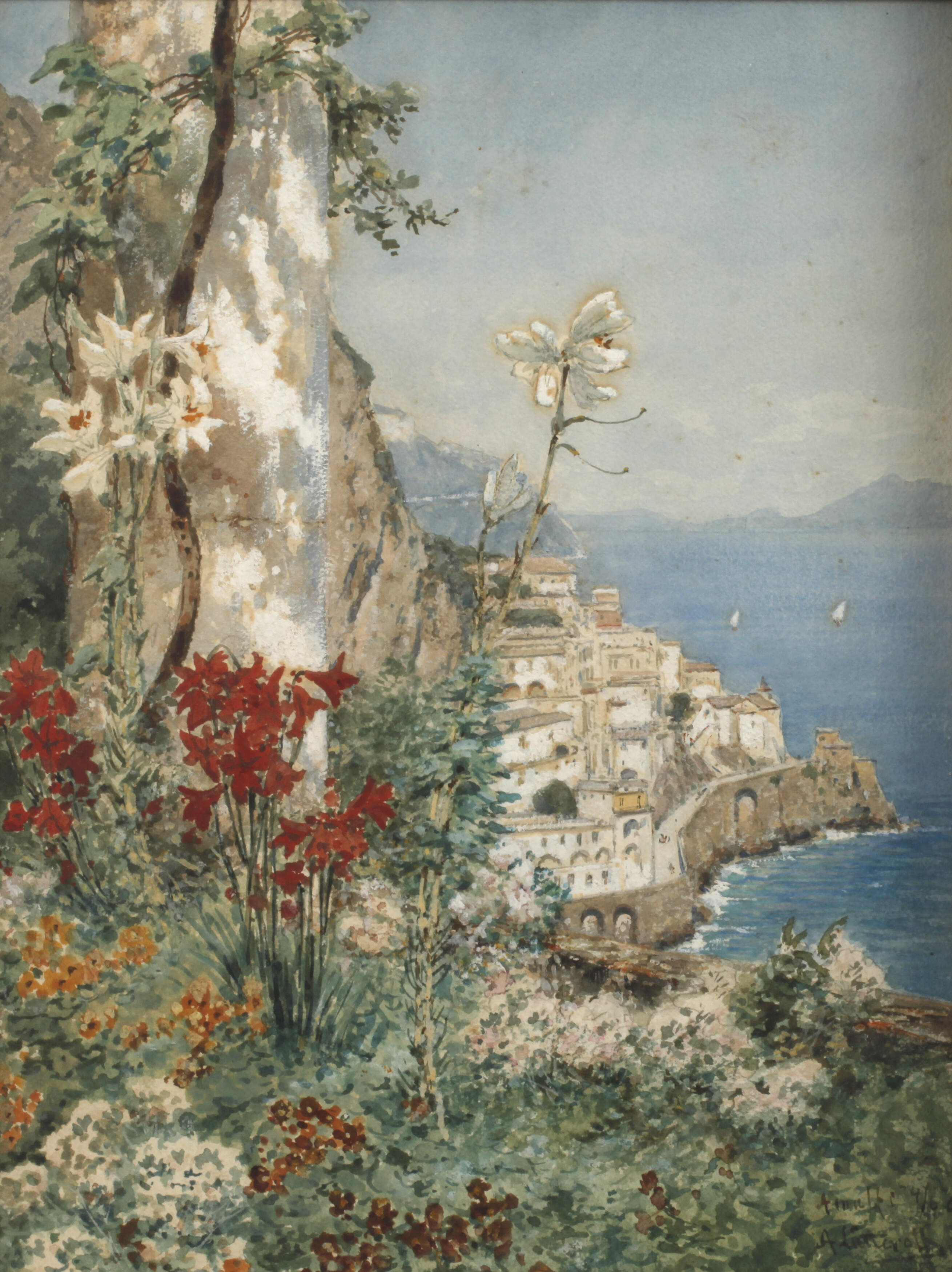 Ascan Lutteroth, Ansicht Amalfi