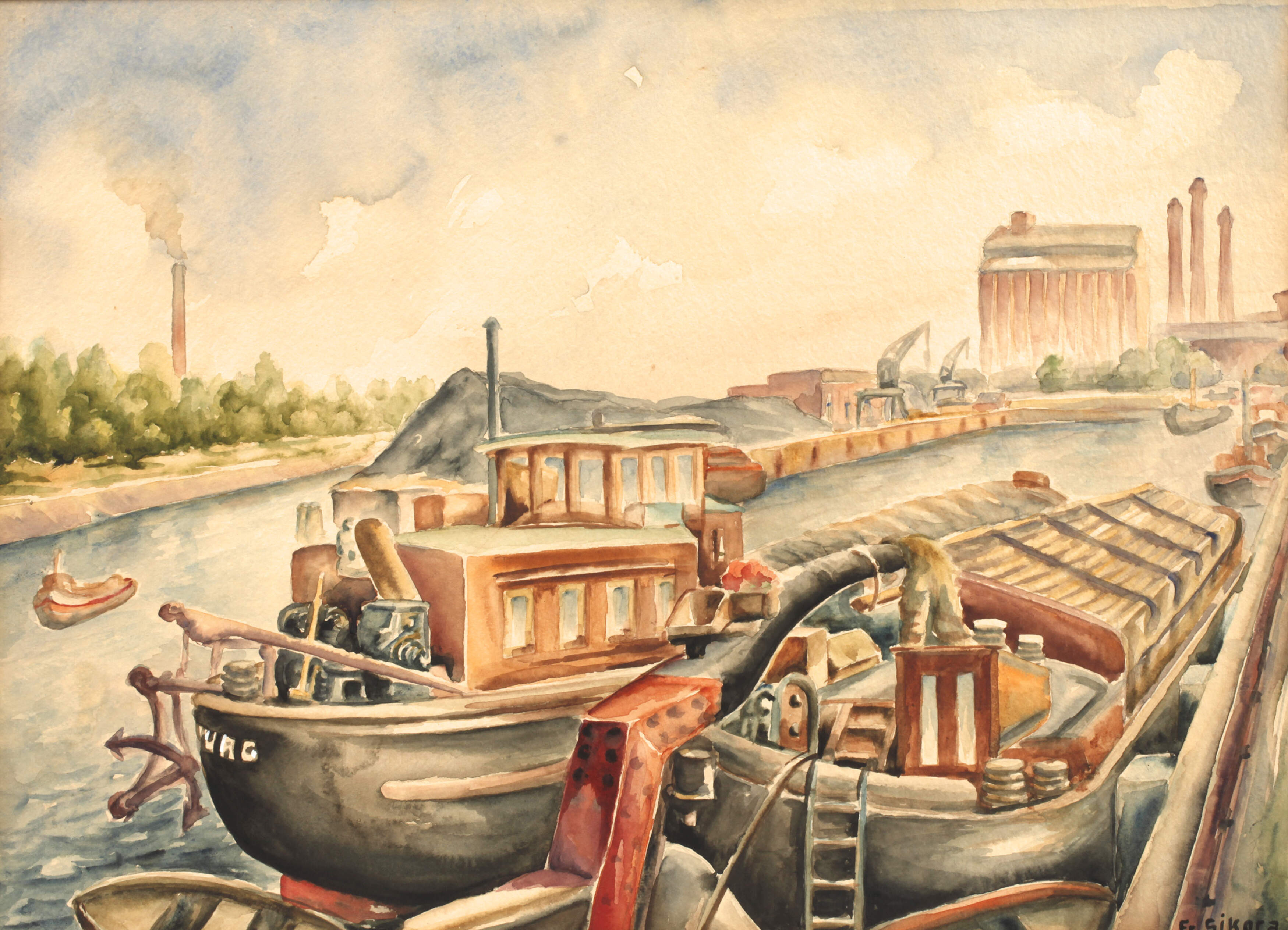 Franz Sikora, "Westhafen Berlin-Tiergarten"