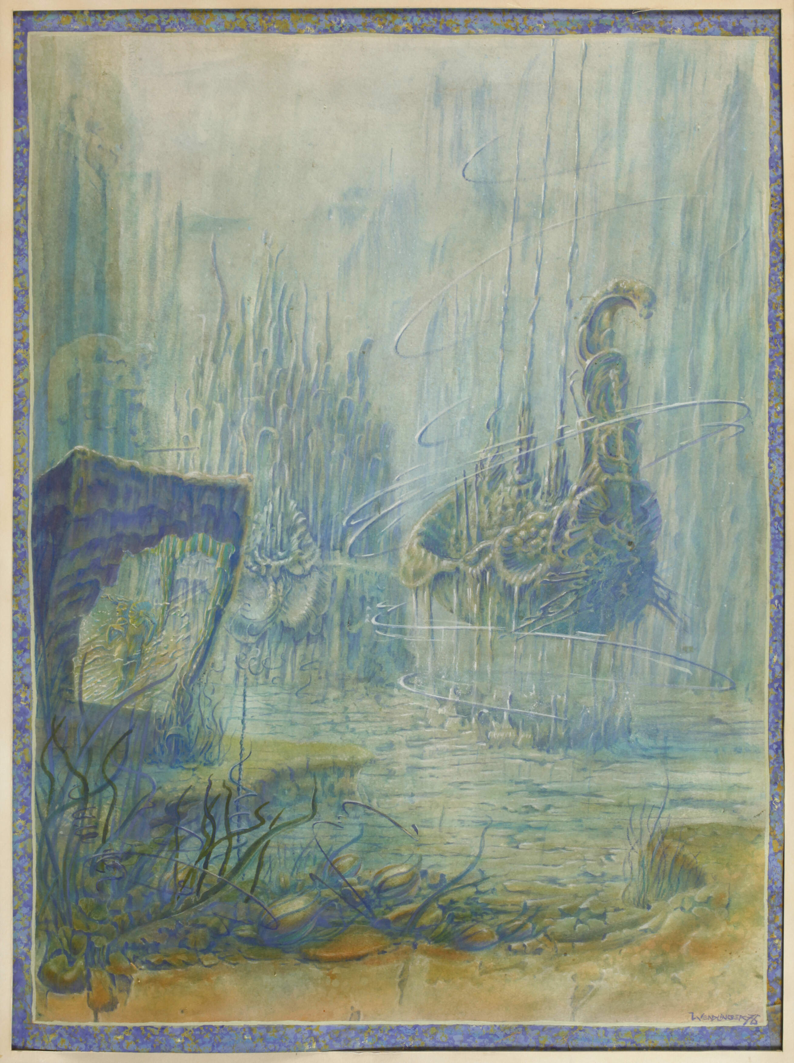 Wendlinger, Grotte mit Muschelkahn