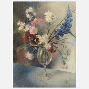 Werner Fechner, Blumenstillleben