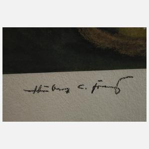 Hubert Franz, Sitzender Damenakt